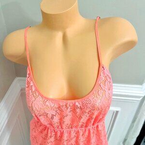 Victoria’s Secret Neon Pink Lace Dress